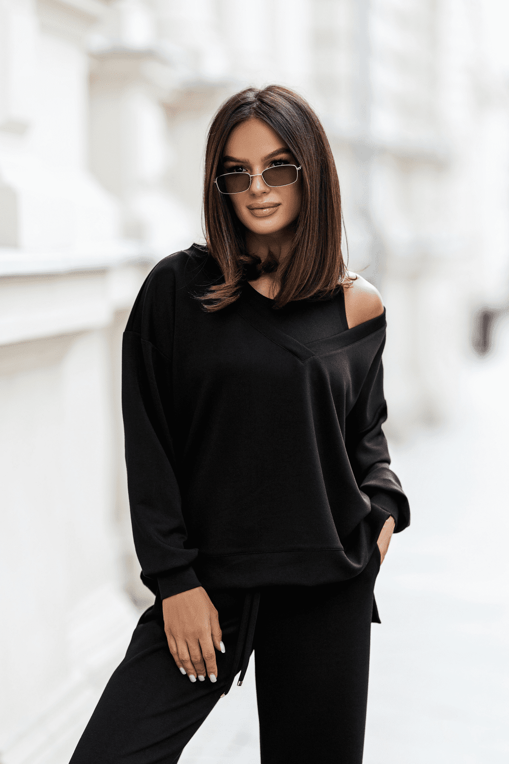 Γυναικείο Σετ Φόρμας 3 Τεμαχίων Bonny – Φούτερ, Τοπ & Παντελόνι - Image 3